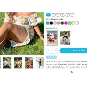 Snag chub rub shorts